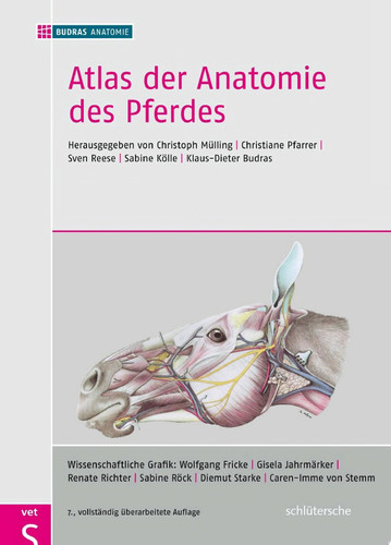 Atlas der Anatomie des Pferdes herausgegeben von Christoph Mülling, Christiane Pfarrer, Sven Reese, Sabine Kölle, Klaus-Dieter Budras
