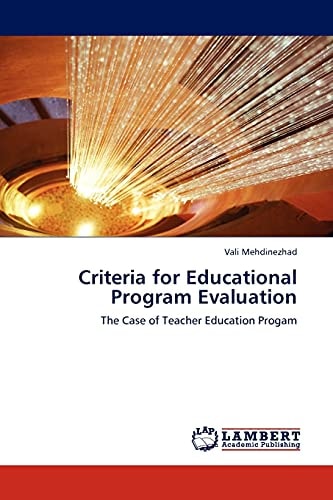 Criteria for Educational Program Evaluation