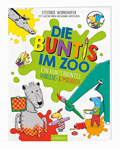 Die Buntis im Zoo ein kunterbuntes Vorlese- & Malbuch