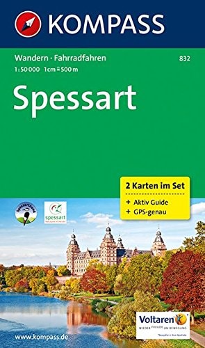 Spessart 2 Karten im Set ; GPS-genau