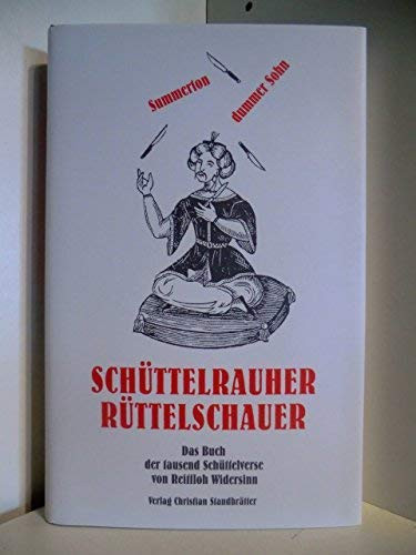 Schüttelrauher Rüttelschauer das Buch der tausend Schüttelverse