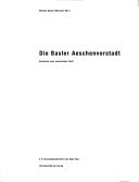 Die Basler Aeschenvorstadt: Bausteine einer wachsenden Stadt