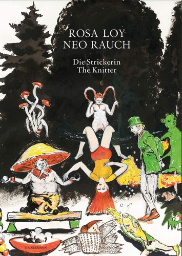 Rosa Loy, Neo Rauch - die Strickerin Rosa Loy, Neo Rauch, the knitter