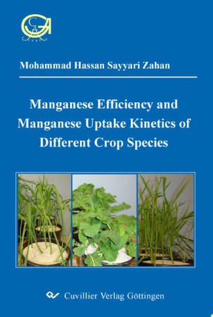 Manganese efficiency and manganese uptake kinetics of different crop species