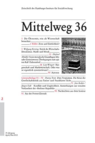 Kritik des Liberalismus Mittelweg 36, Zeitschrift des Hamburger Instituts für Sozialforschung, Heft 2/2010
