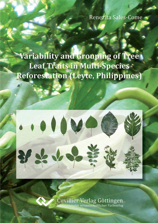 Variability and grouping of tree leaf traits in multi-species reforestation (Leyte, Philippines)