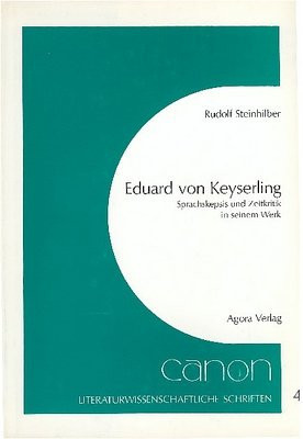 Eduard von Keyserling Sprachskepsis und Zeitkritik in seinem Werk