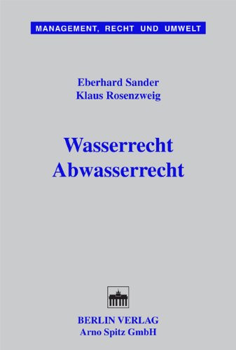 Wasserrecht, Abwasserrecht