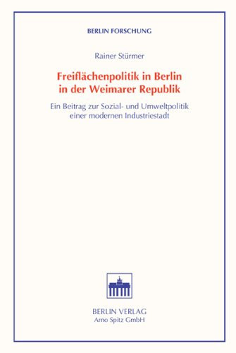 Freiflächenpolitik in Berlin in der Weimarer Republik: Ein Beitrag zur Sozial- und Umweltschutzpolitik einer modernen Industriestadt (Berlin Forschung) (German Edition)