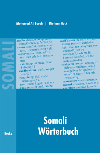 Somali Dictionary: German-Somali and Somali-English-German