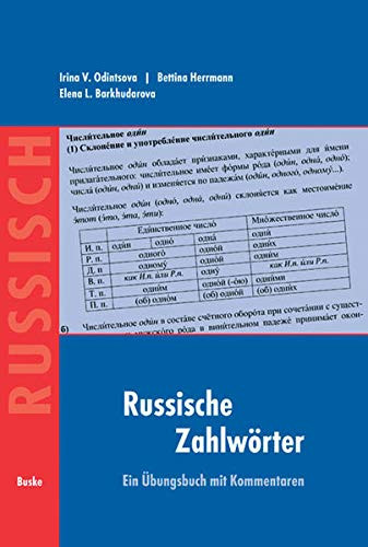 Russische Zahlwörter ein Übungsbuch mit Kommentaren