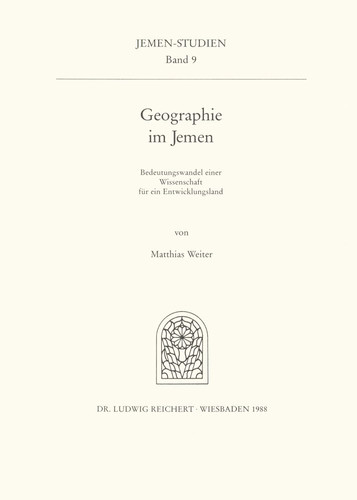 Geographie im Jemen Bedeutungswandel einer Wissenschaft für ein Entwicklungsland