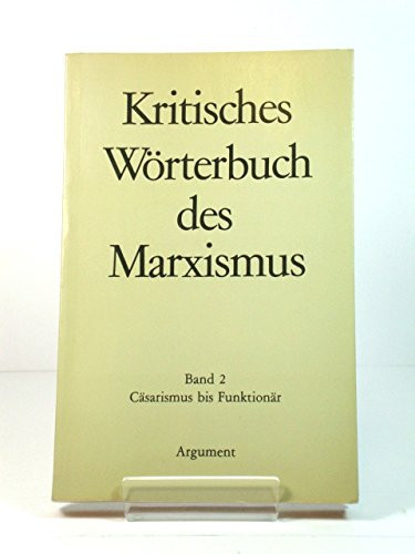 Kritisches Wörterbuch des Marxismus