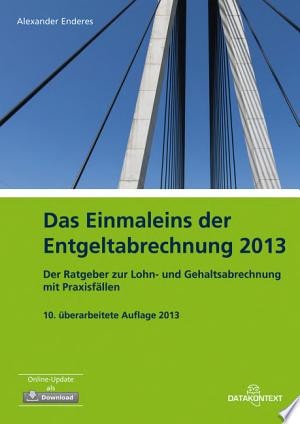 Einmaleins der Entgeltabrechnung 2013