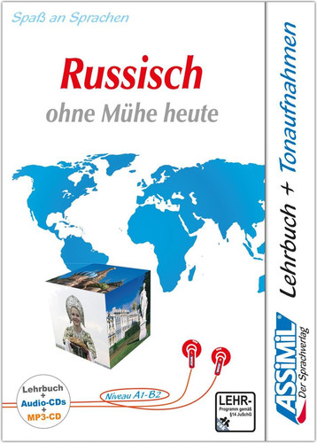 ASSiMiL Russisch ohne Mühe heute Audio-Plus-Sprachkurs für Deutschsprechende - Lehrbuch + 4 Audio-CDs + 1 mp3-CD