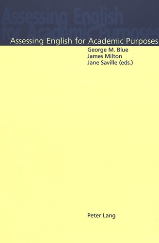 Assessing English for Academic Purposes