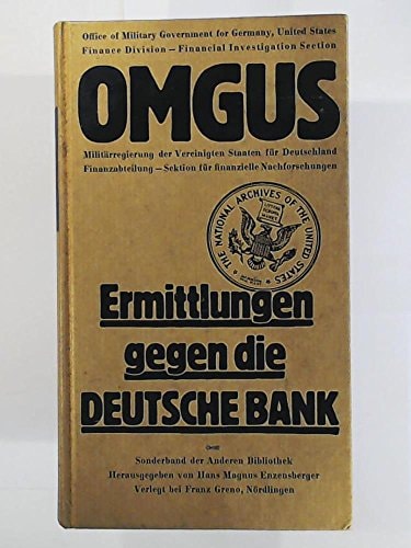 Ermittlungen gegen die deutsche Bank 1946/47