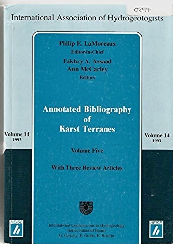 Hydrology of Limestone Terranes Annotated Bibliography of Carbonate Rocks
