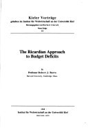 The Ricardian approach to budget deficits
