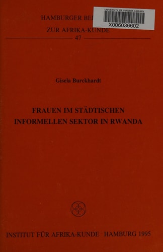 Hamburger Beiträge zur Afrika-Kunde