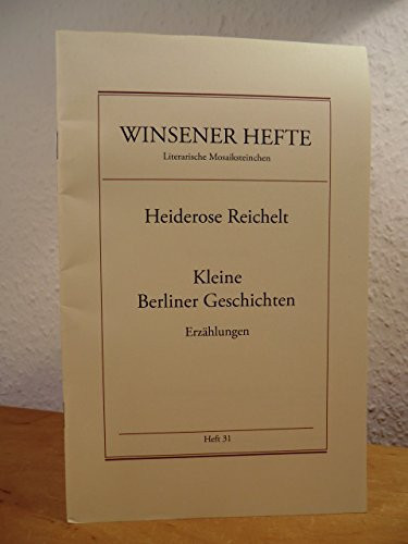 Kleine Berliner Geschichten Erzählungen
