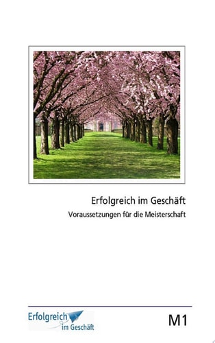 Modul 1: Voraussetzungen für die Meisterschaft Erfolgs-Kurs für Selbstständige, Freiberufler und Existenzgründer