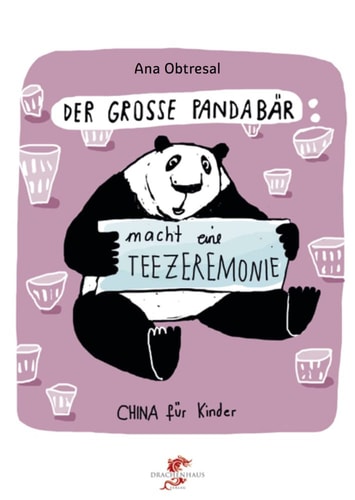 Der große Pandabär macht eine Teezeremonie