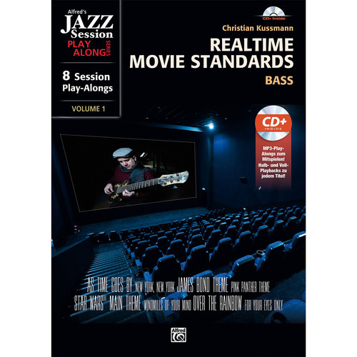 Realtime Movie Standards - Bass 8 Session Play-alongs von Film-Soundtracks für Bassisten
