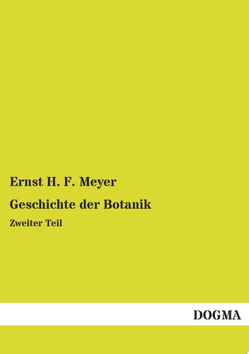Geschichte der Botanik Zweiter Teil