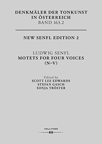 Ludwig Senfl. Motets For Four Voices (N-V)