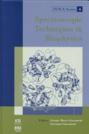Spectroscopic techniques in biophysics: workshop proceedings, Venice, 25-29 January 1999