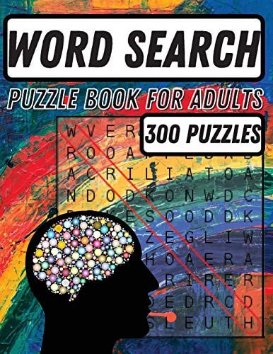 Word Search Puzzle Book for Adults Amazing Word Search Books for Adults Large Print The Big Book of Word Search with 300 Puzzles, Word Search Book, Adults with a Huge Supply of Puzzles