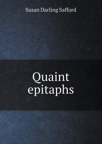 Quaint epitaphs