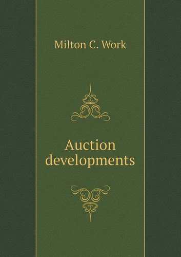 Auction developments