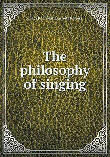 The philosophy of singing