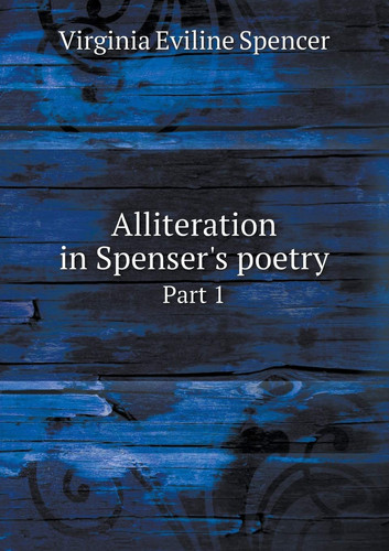 Alliteration in Spenser's poetry Part 1