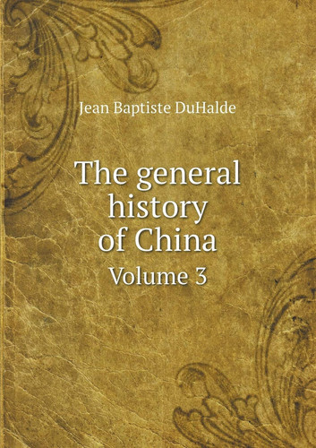 The general history of China Volume 3