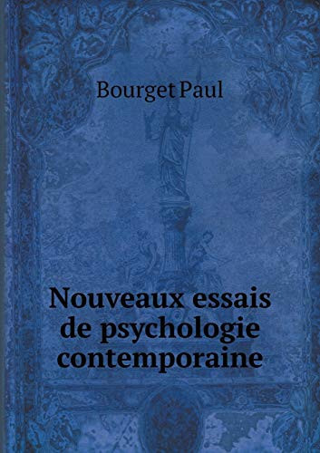 Nouveaux essais de psychologie contemporaine (French Edition)