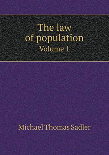 The law of population Volume 1