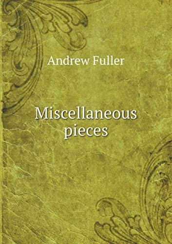 Miscellaneous pieces