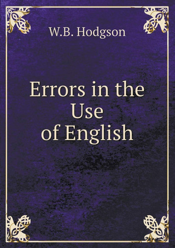 Errors in the Use of English