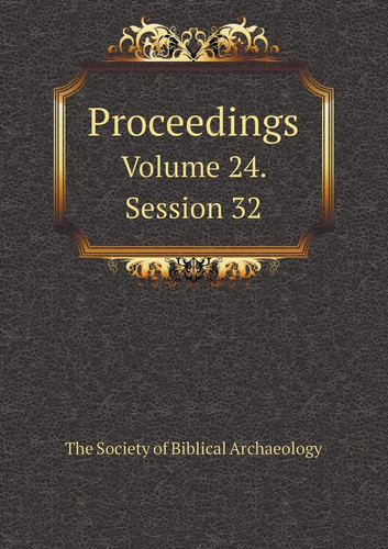 Proceedings Volume 24. Session 32