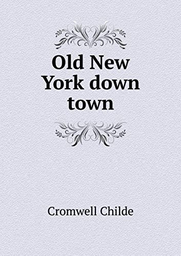 Old New York down town