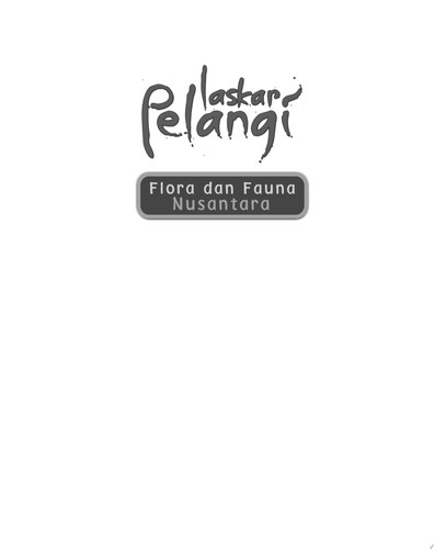 LP Anak - Flora dan Fauna Nusantara