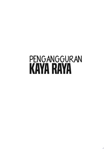 Pengangguran Kaya Raya