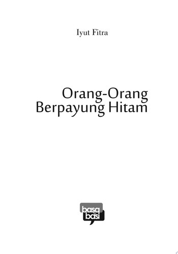 Orang-orang Berpayung Hitam