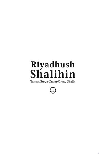 Riyadhush Shalihin Juz 2