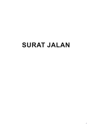 Surat Jalan