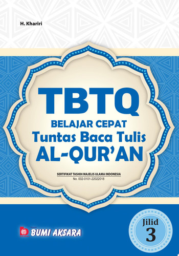 Belajar Cepat Tuntas Baca Tulis Al-Qur’an Jilid 3