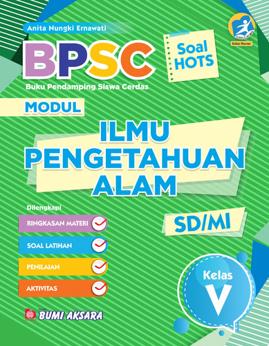 BPSC Modul Ilmu Pengetahuan Alam SD/MI Kelas V Buku Pendamping Siswa Cerdas Modul Ilmu Pengetahuan Alam + Kunci Jawaban